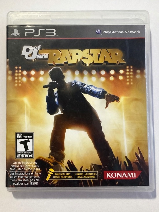 Def Jam Rapstar PS3 Complete w/ Case & Disc Tested - Picture 2 of 7